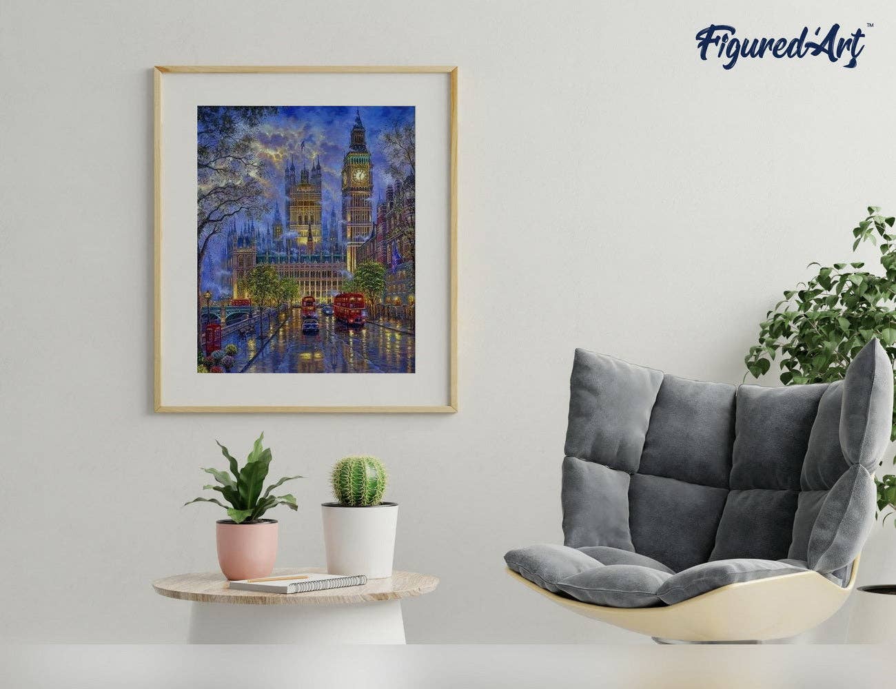 Paint by numbers - London in the dusk