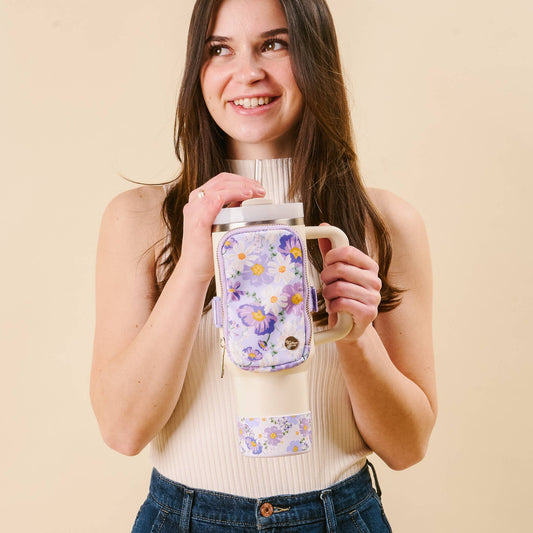 Tumbler Fanny Pack-Bouquet Beauty Purple