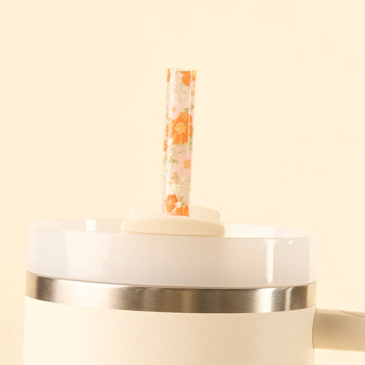 40 oz Tumbler Straw Set-Bouquet Beauty Sage