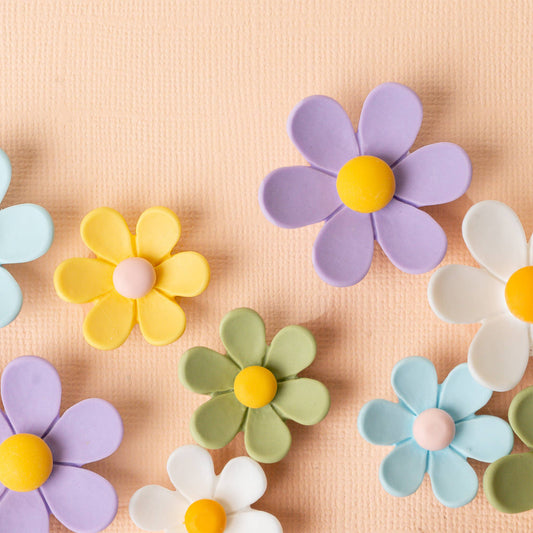 Daisy Delight Magnet Set-Green