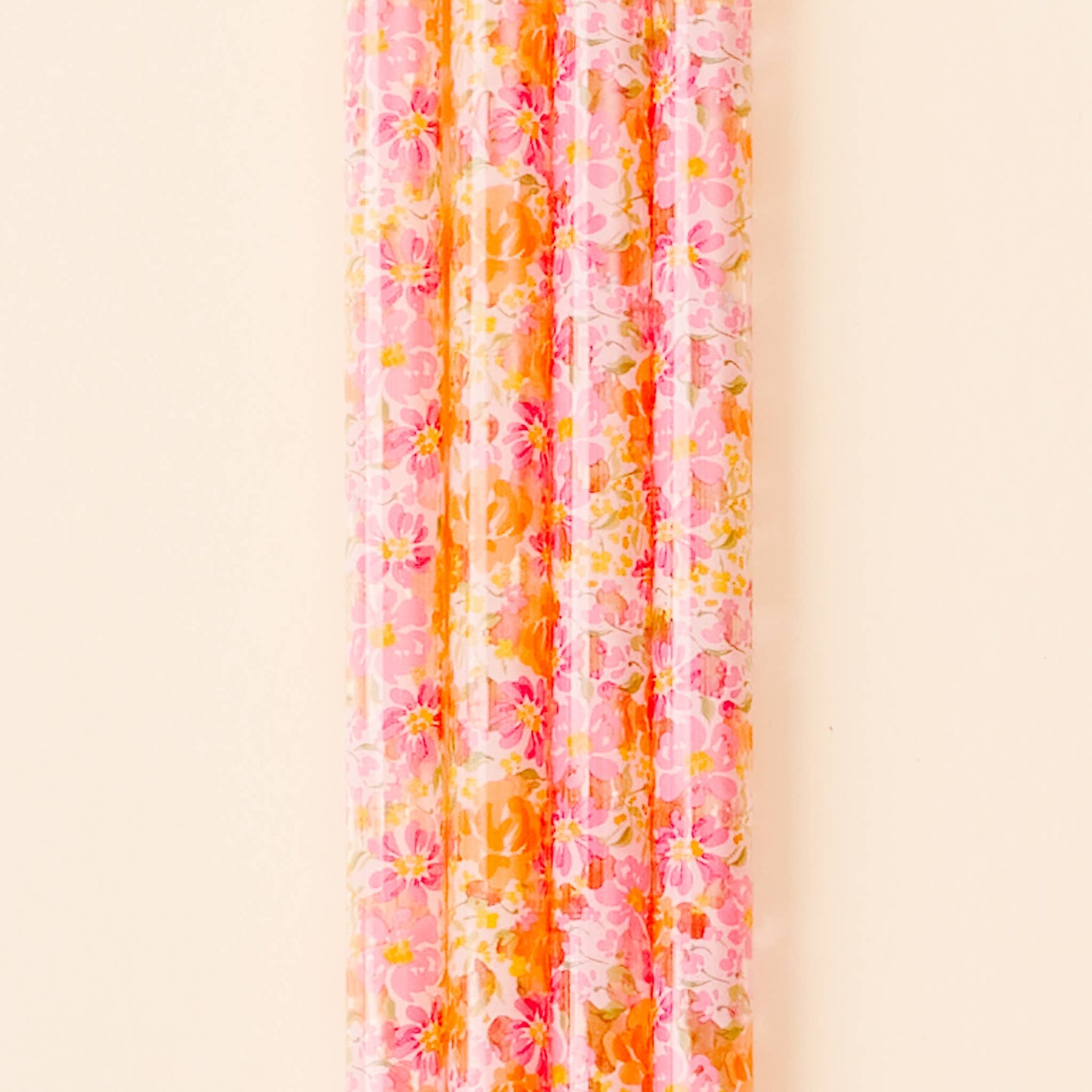 40 oz Tumbler Straw Set-Secret Garden Pink