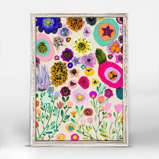 Bright & Bold - Sand by Eli Halpin Mini Framed Canvas