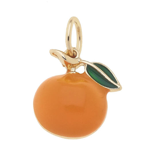 3-D Orange Charm in Orange